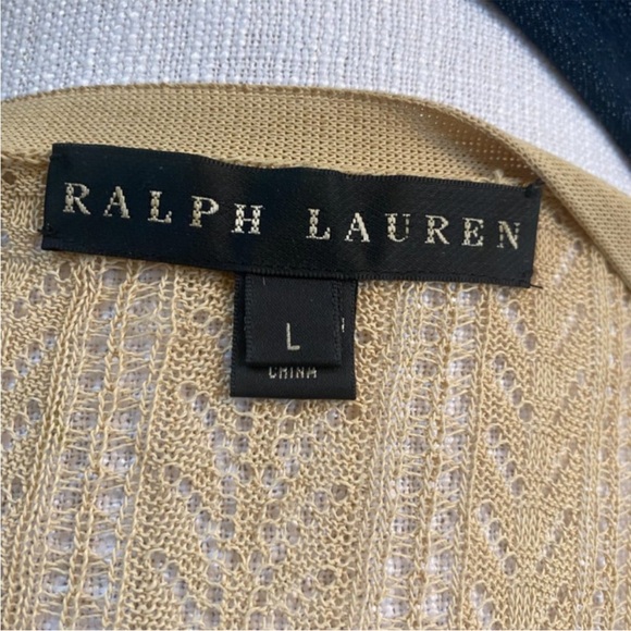 ⭐Ralph Lauren Black Label Tan Women's Cardigan - Picture 6 of 7